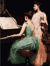Laden Sie das Bild in den Galerie-Viewer, Malen nach Zahlen fŸr Erwachsene |ÊVioline und Klavier | Figured&#39;Art